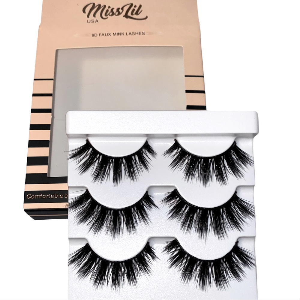 3 MISS LIL USA FAUX MINK LASHES CRUELTY FREE